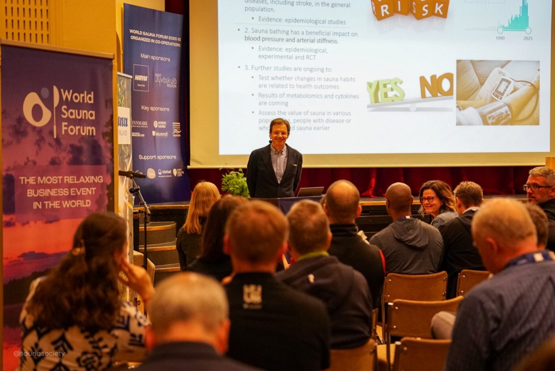 Jari Laukkanen at World Sauna Forum 2025